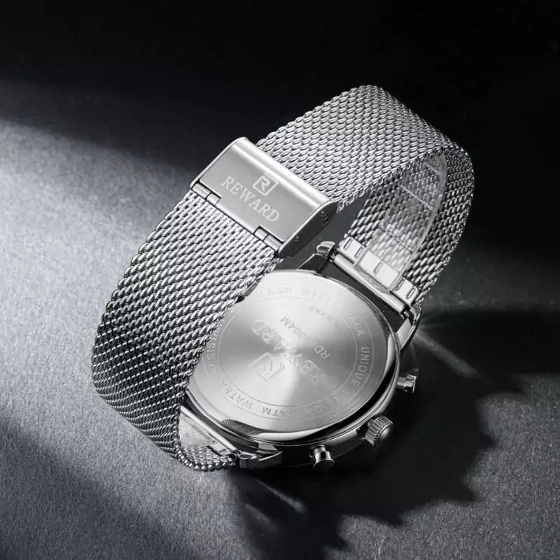 Relógio Mawey Masculino Casual Pulseira de Metal RE337