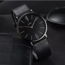 Relógio Mawey Masculino Preto Casual Slim YA506