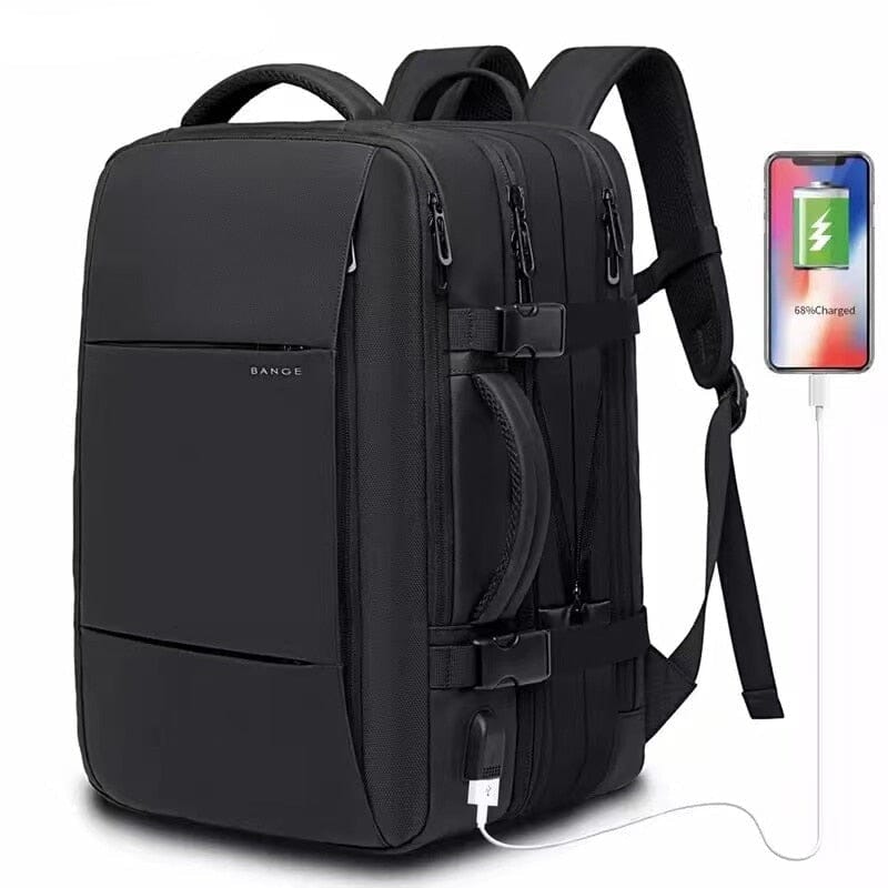 Mochila de Viagem Premiere - Notebook 17`, Expansível, Impermeável e Porta USB