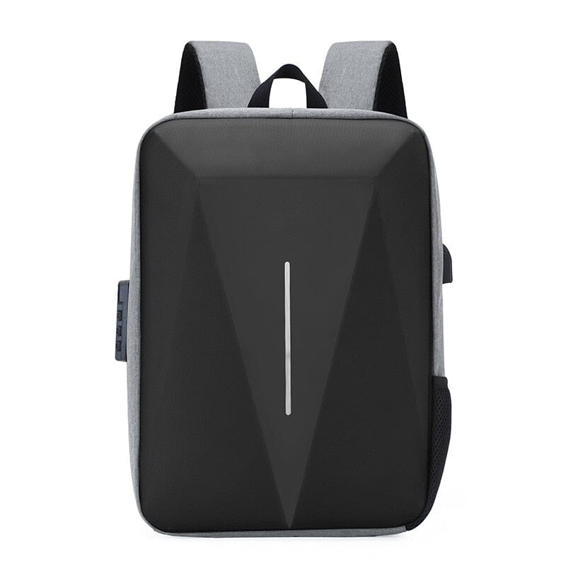 Mochila Executiva Minimal - Notebook 15`, Impermeável, Porta USB e Trava TSA